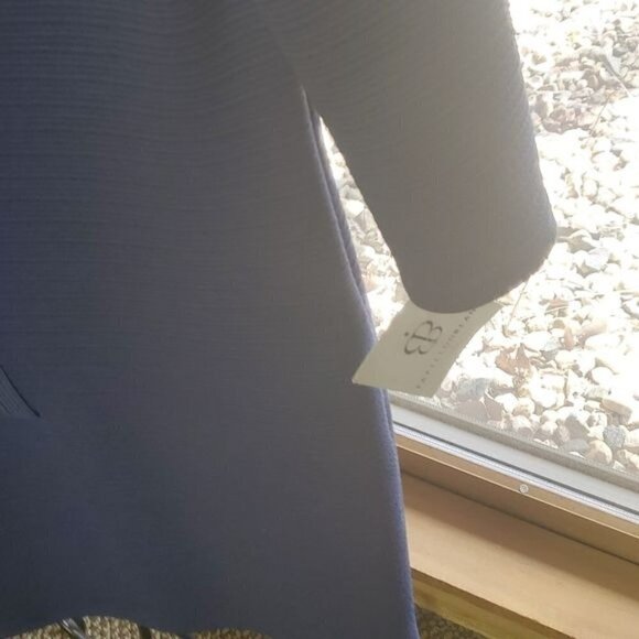 Papillon Blanc Blue Long Sleeve Unique Bubbled Event Sz. XS Dress - Picture 5 of 9